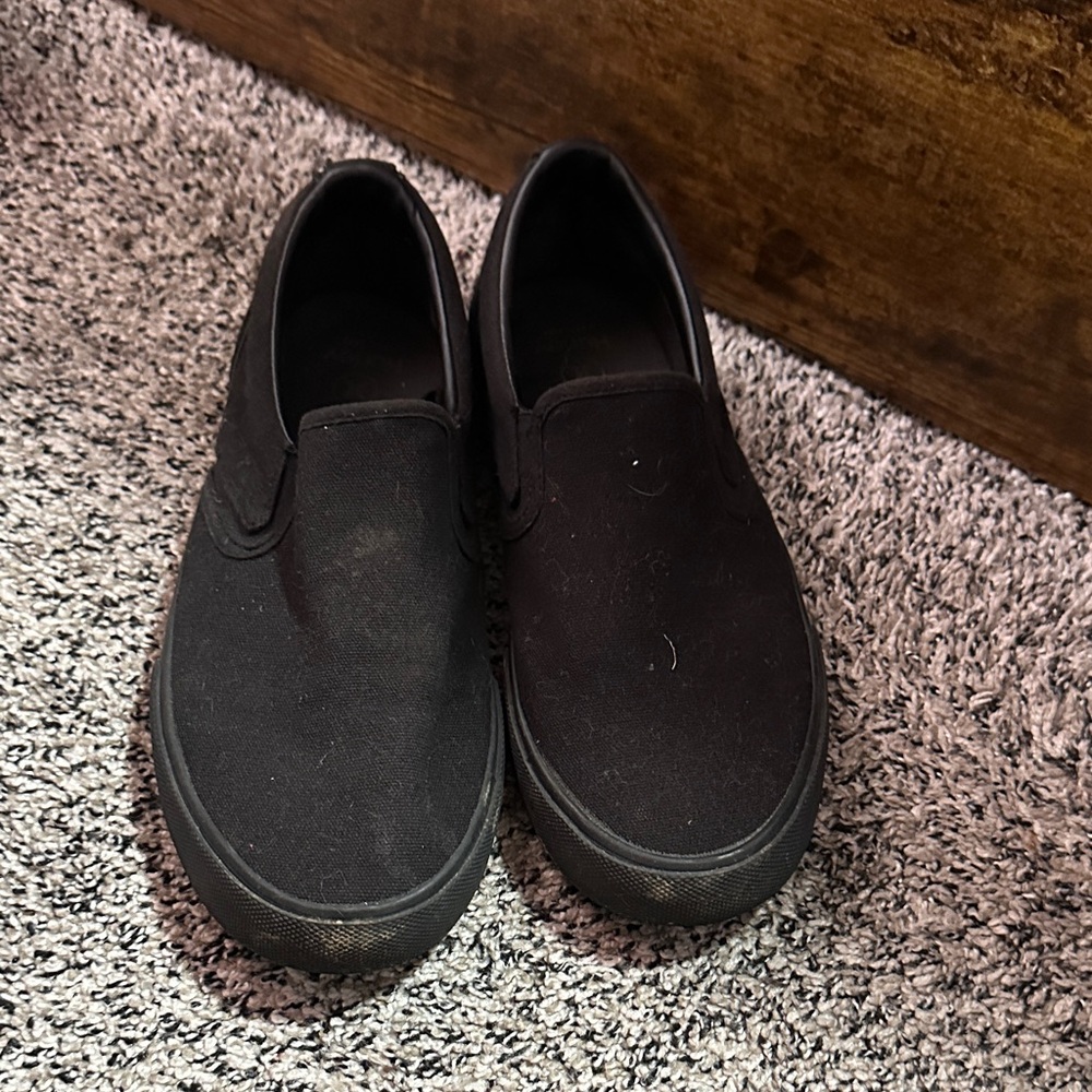 Classic Black Slip-On Men's Shoes